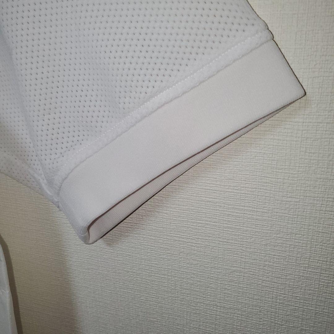 【美品】PEARLY GATES パーリーゲイツ メッシュシャツ ホワイト 5
