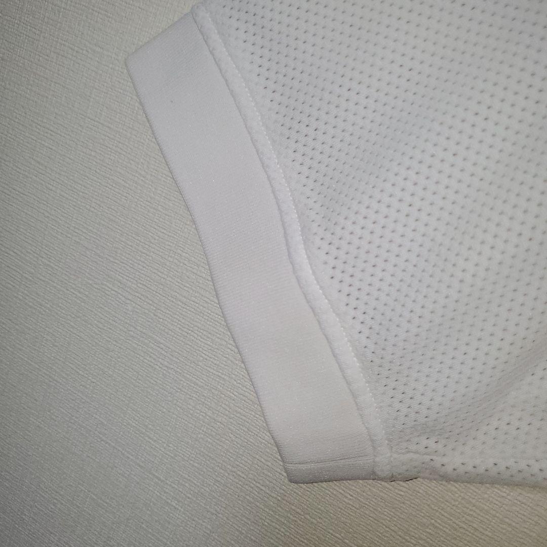【美品】PEARLY GATES パーリーゲイツ メッシュシャツ ホワイト 5