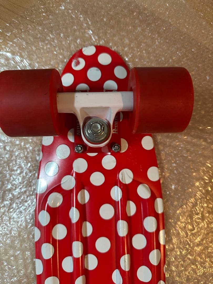 【レア柄】Penny スケートボード　水玉赤　22インチ