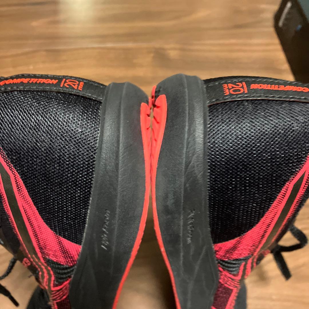 アシックス　ハイパーレーサー　赤×黒　27.0 美品