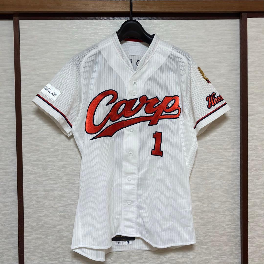 2019年 広島東洋カープ 鈴木誠也 プロコレクションユニフォーム ミズノ製 L