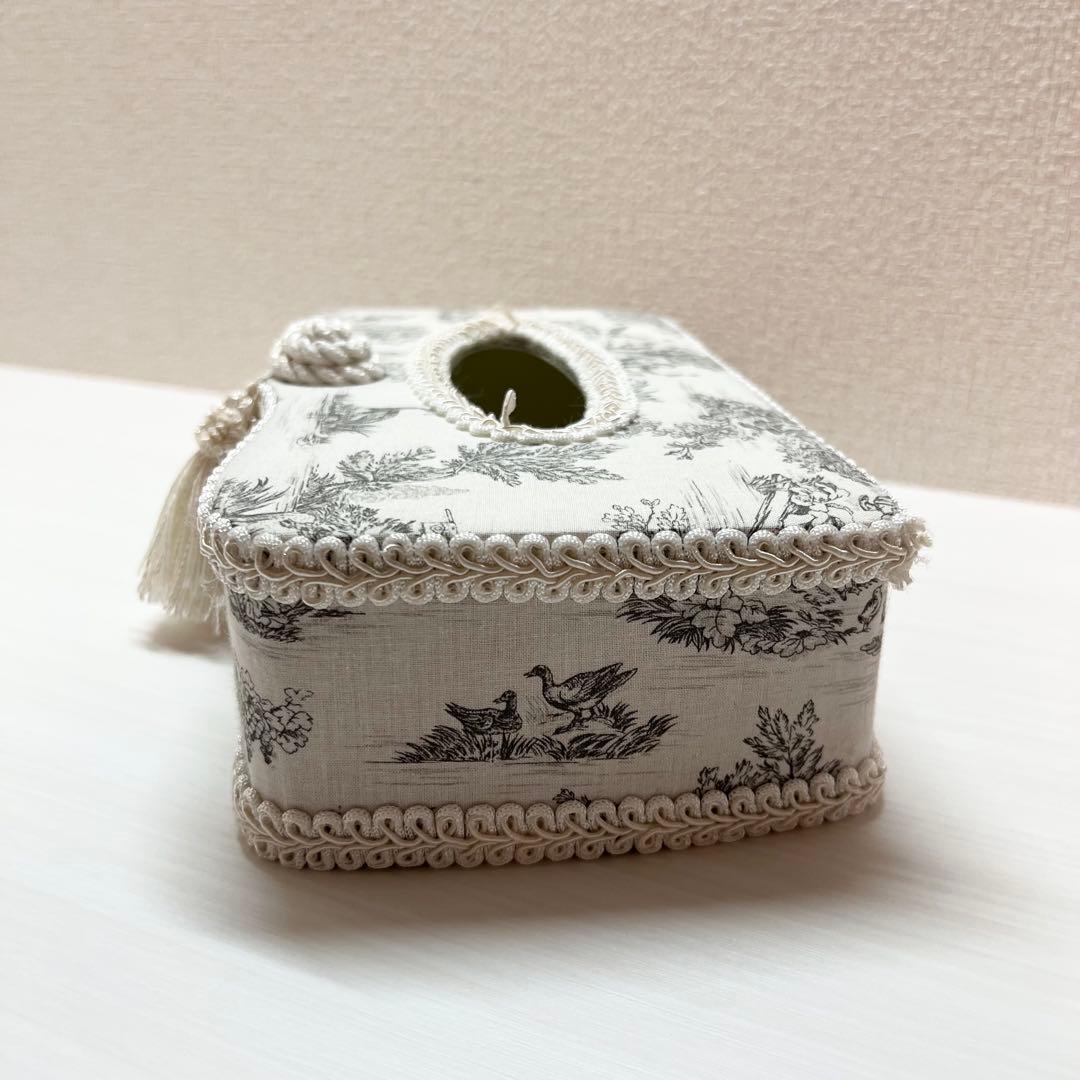 ジェニファーテイラー ティッシュボックスケース トワ ルドジュイ柄