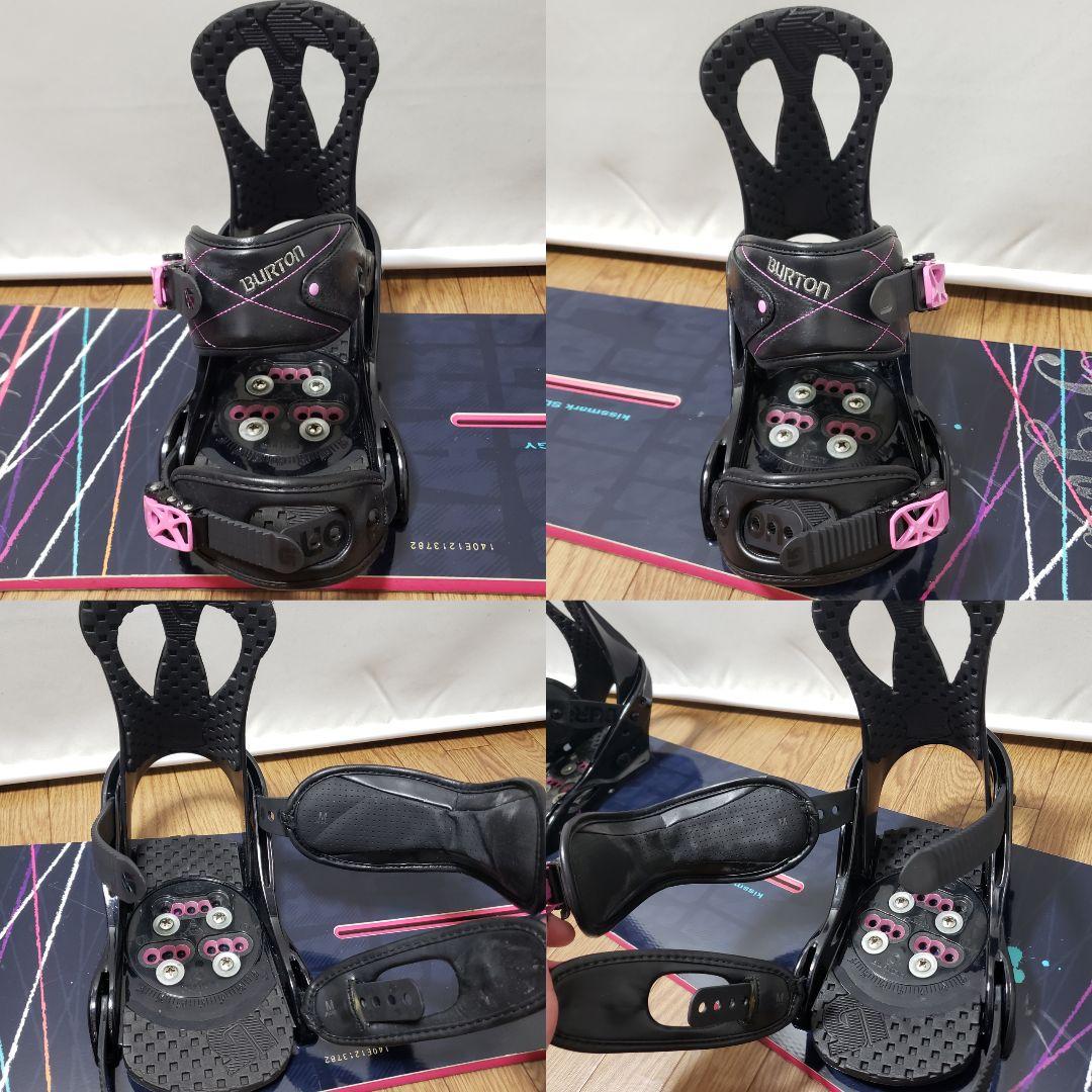 美品 KISSMARK BURTON 140cm スノーボードセット