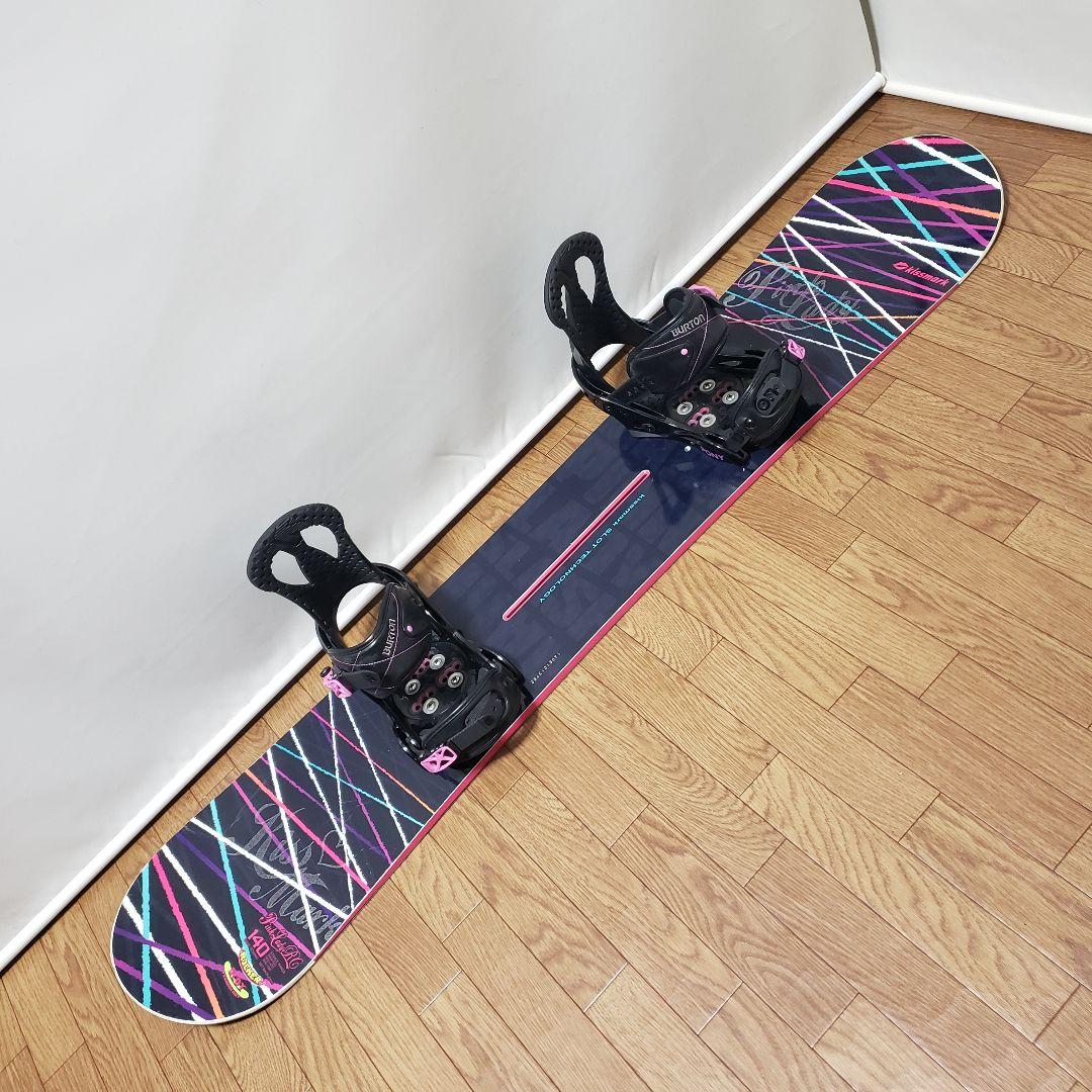 美品 KISSMARK BURTON 140cm スノーボードセット