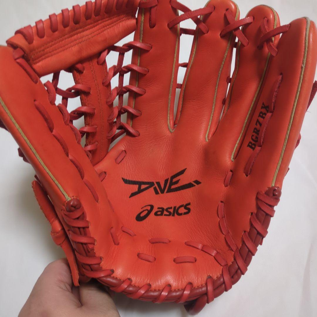 【未使用】アシックス グローブ 外野手用 軟式用 一般用