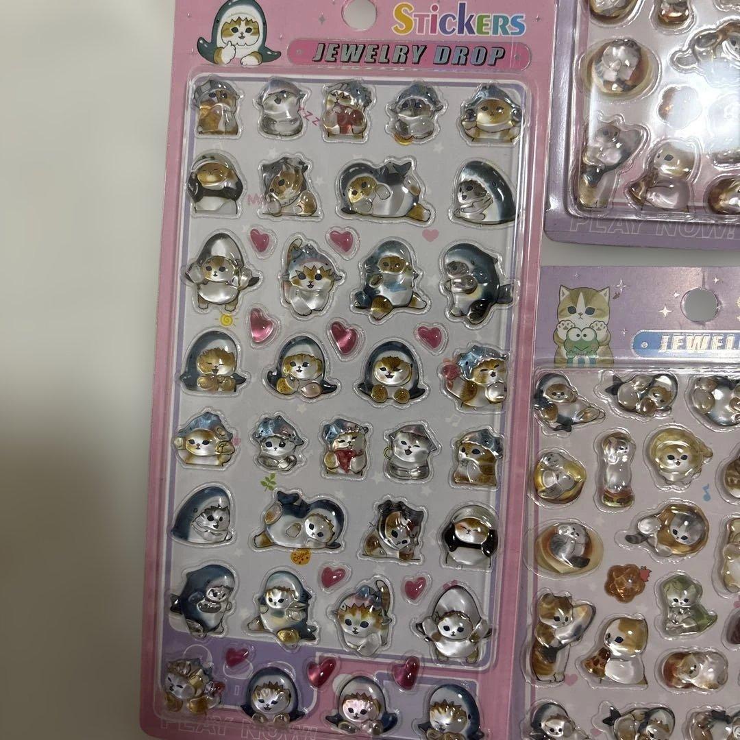 Jewelry Drop ステッカー 7シートセット　モフサンド