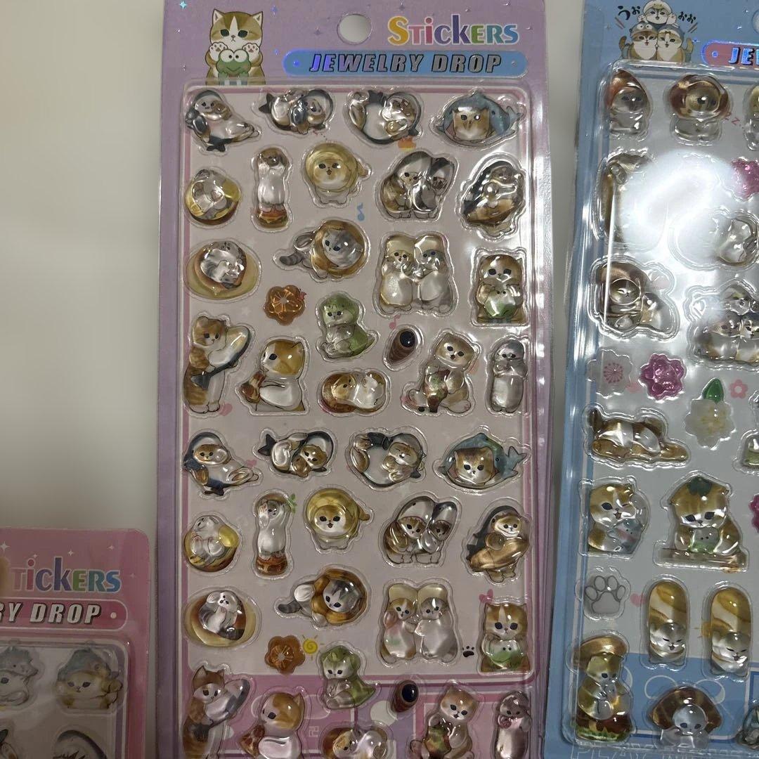Jewelry Drop ステッカー 7シートセット　モフサンド