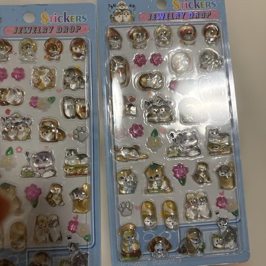 Jewelry Drop ステッカー 7シートセット　モフサンド