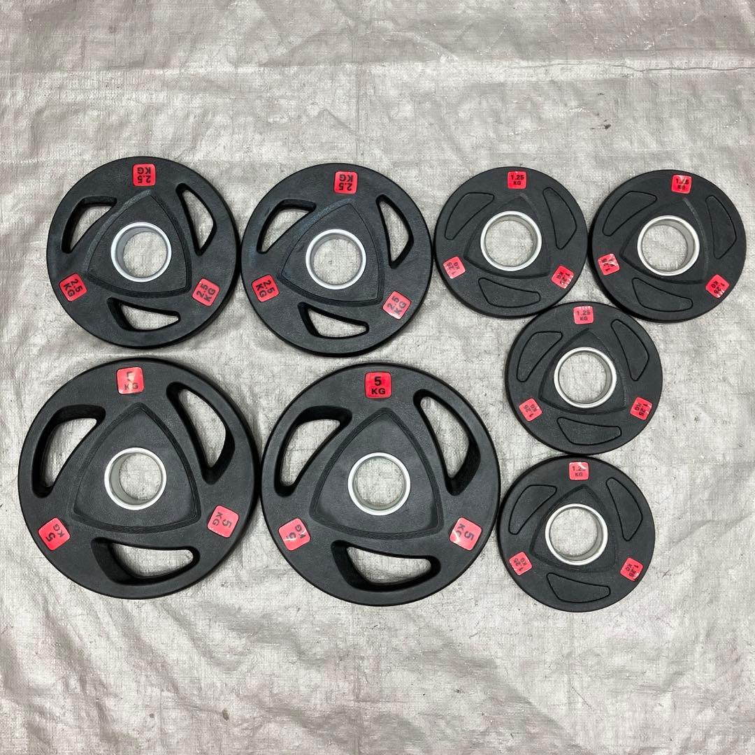 ■全国送料無料 バーベルプレート 20kg セット 合計8枚 50mm用