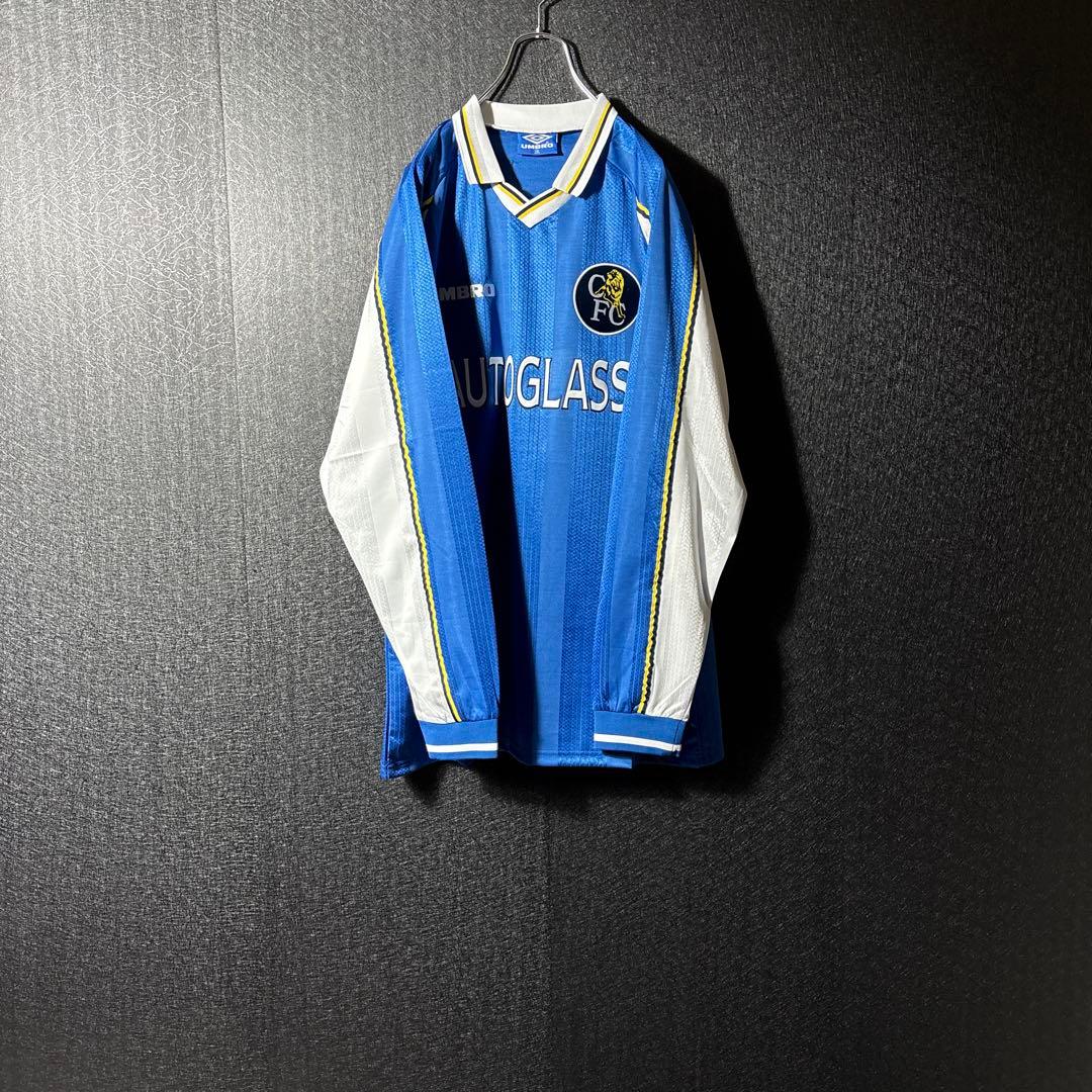 【★チェルシー】 古着 アンブロ サッカー レトロ ユニフォーム 2XL ★希少