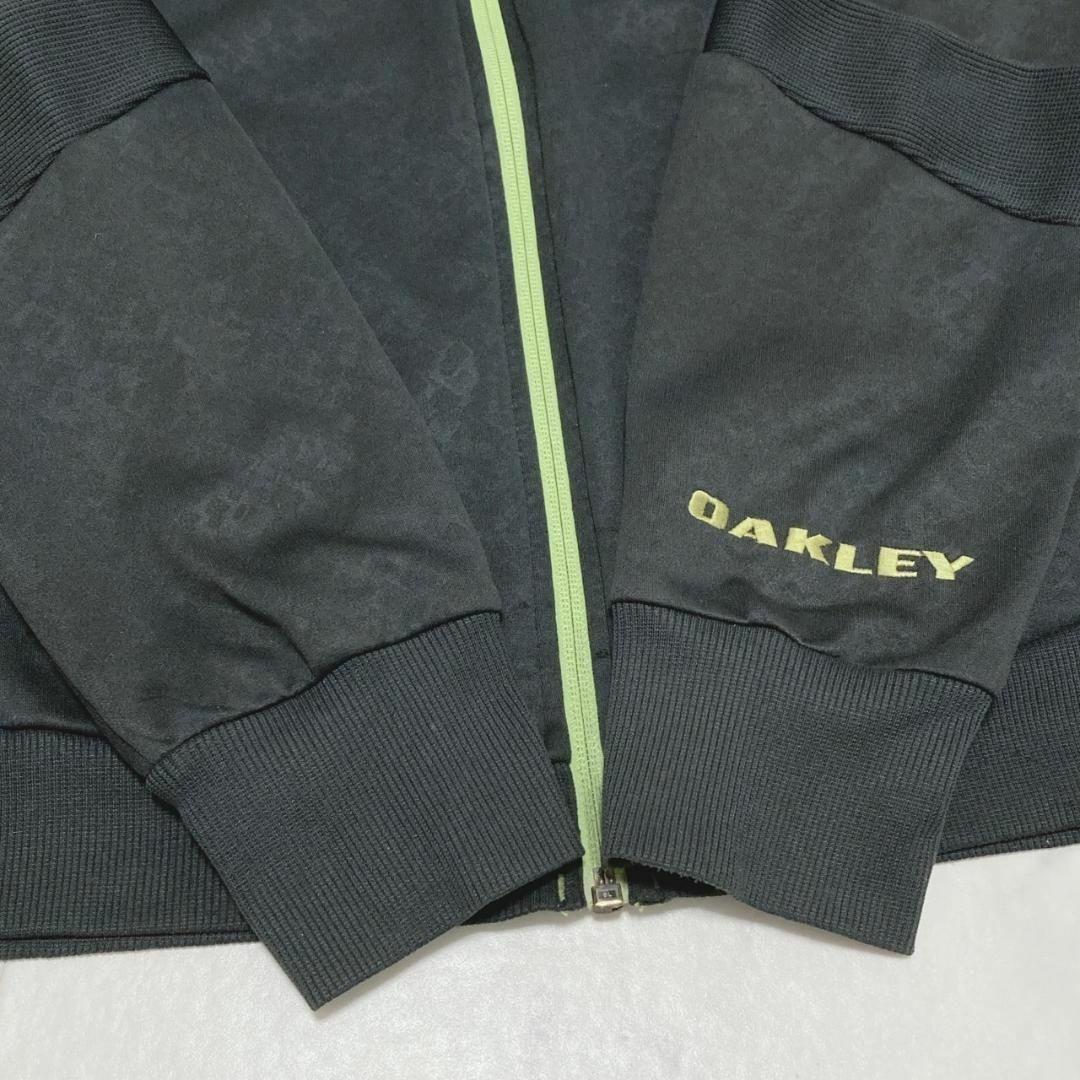 OAKLEY オークリー ジップパーカー ブラック M ロゴ刺繍