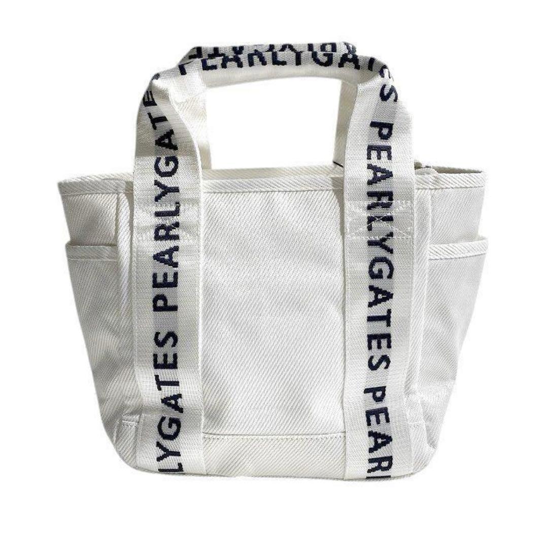 新品 パーリーゲイツ 【定番】カートバッグ ホワイト　PEARLY GATES