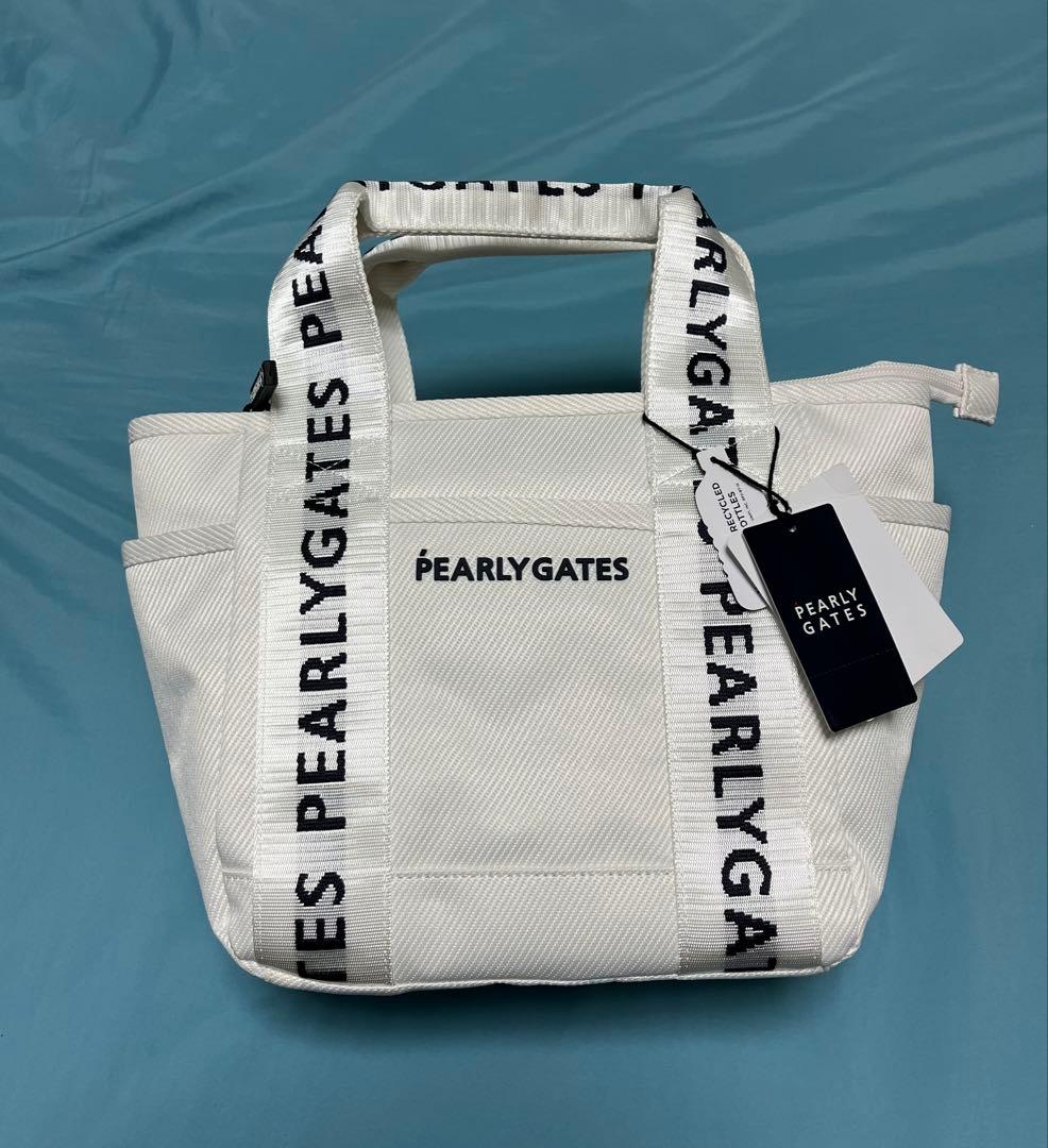 新品 パーリーゲイツ 【定番】カートバッグ ホワイト　PEARLY GATES