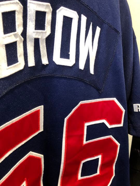【2月SALE】MLB BROW（ブロー）実使用ユニフォーム　ブレーブス