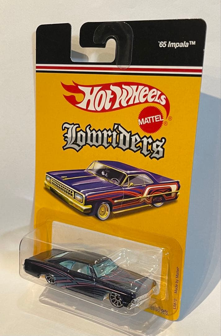 ホットウィール '65 シェビー インパラ ダークブルー ローライダー
