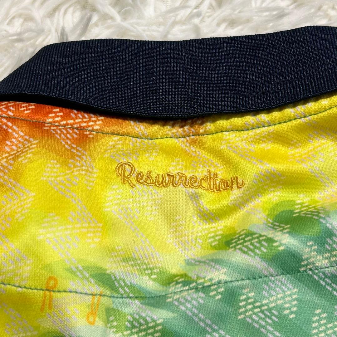 Resurrection レザレクション カラフル 半袖ポロシャツ Lサイズ
