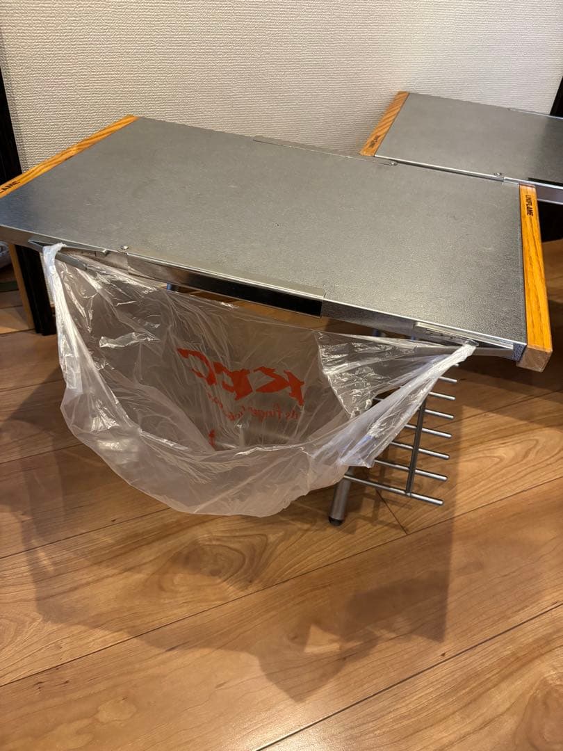 値下げ❗️UNIFLAMEユニフレーム焚き火テーブル2個セットIKEA ラック付き