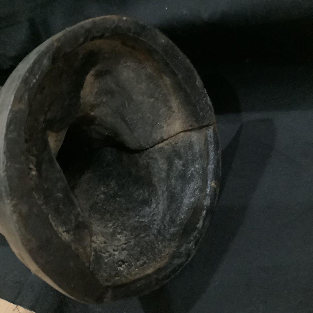 観音様　　鉄製　立像仏像 約45センチ