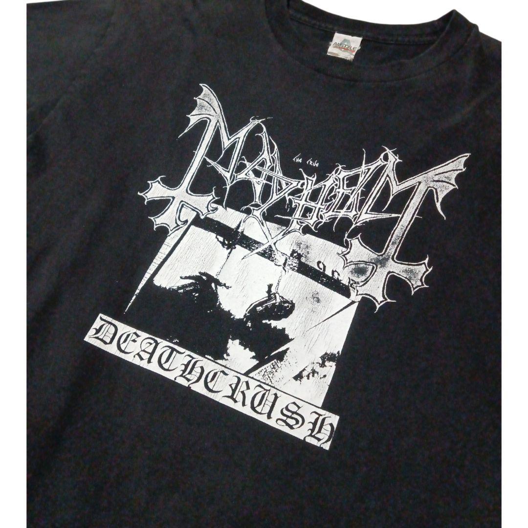 2010年代 メイヘム DEATHCRUSH Tシャツ 黒 Lサイズ