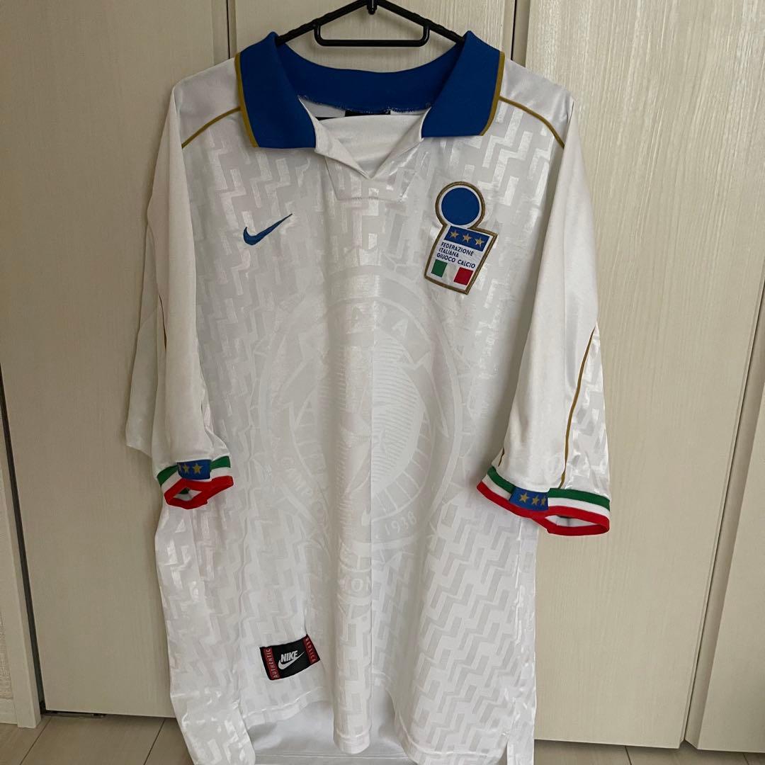 イタリア代表1994年awayロベルト・バッジョ　サッカーユニフォーム　NIKE