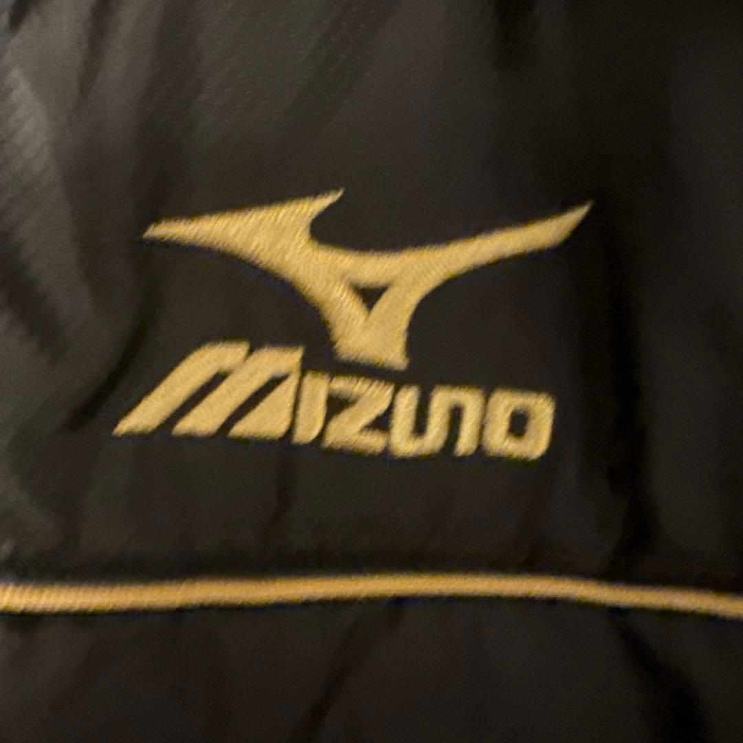 Mizuno フード付きベンチコート ダウン ブラック XL