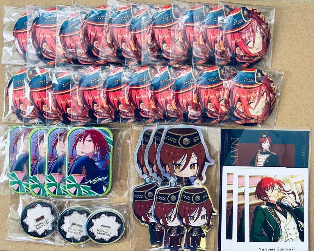 あんスタ 逆先夏目 缶バッジ アクリルスタンド etc