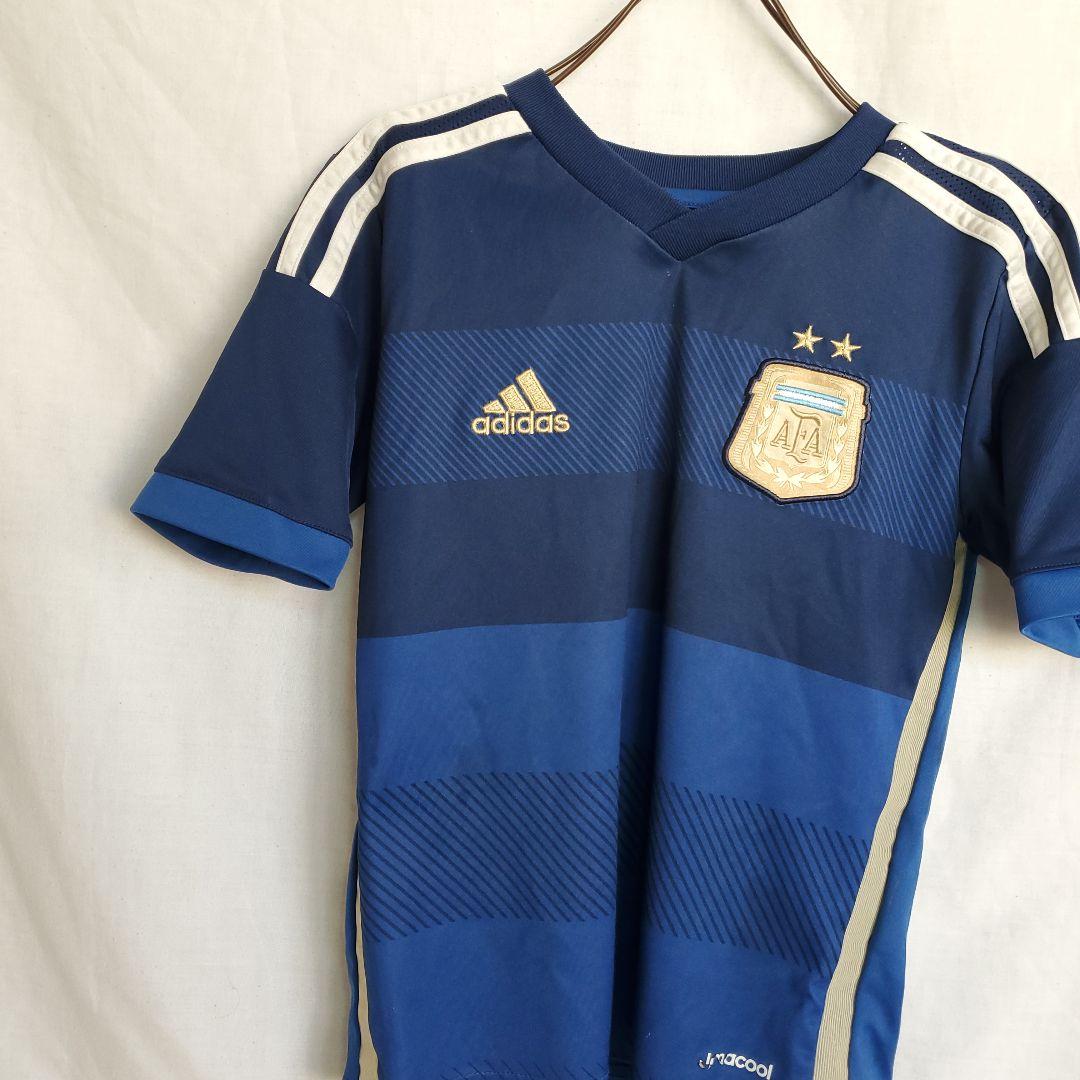 2014 アディダス アルゼンチン代表 ウェア Jr. W杯 半袖 ユニフォーム