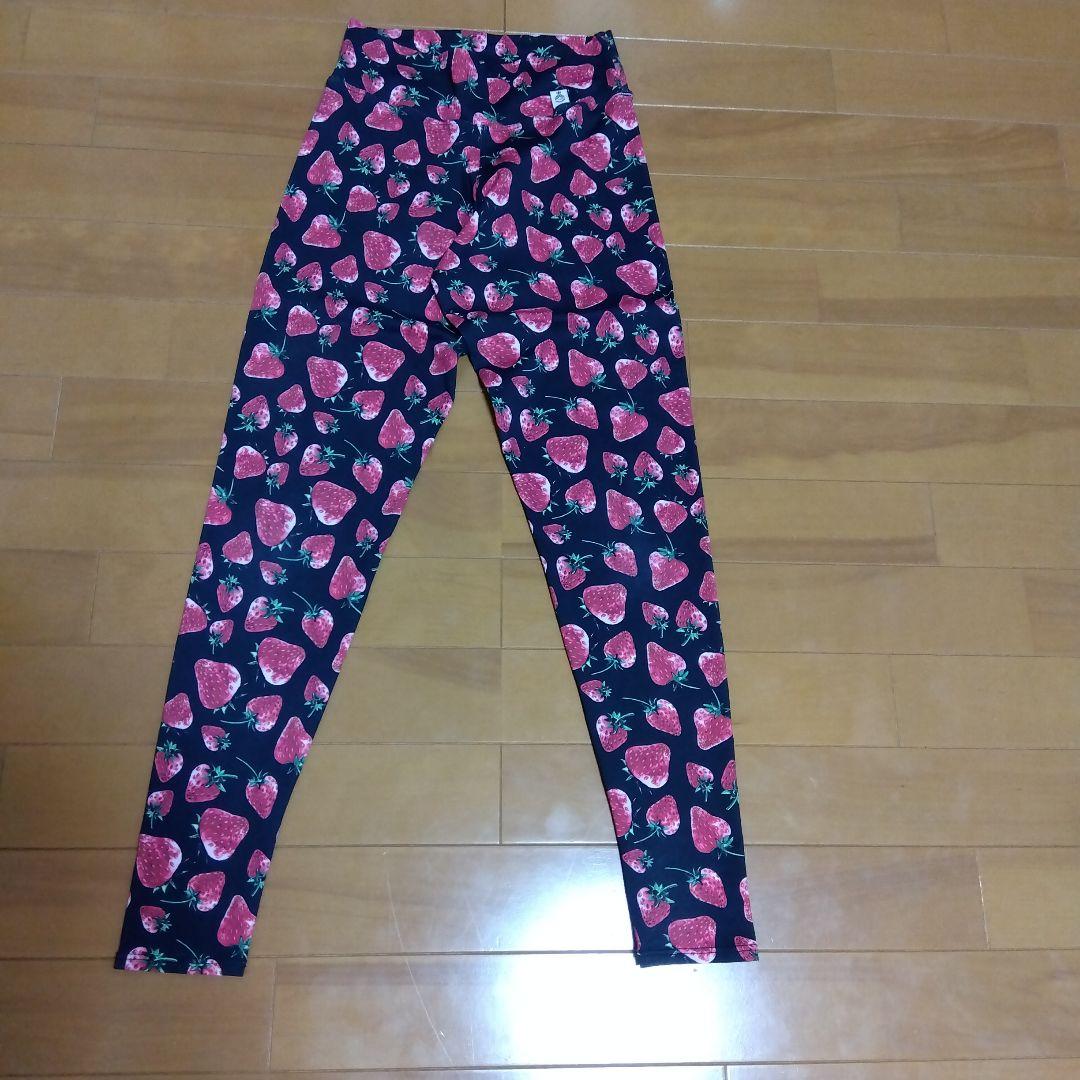 LindaWorks　リンダワークス　レギンス　イチゴ　Ｍ【完売品】