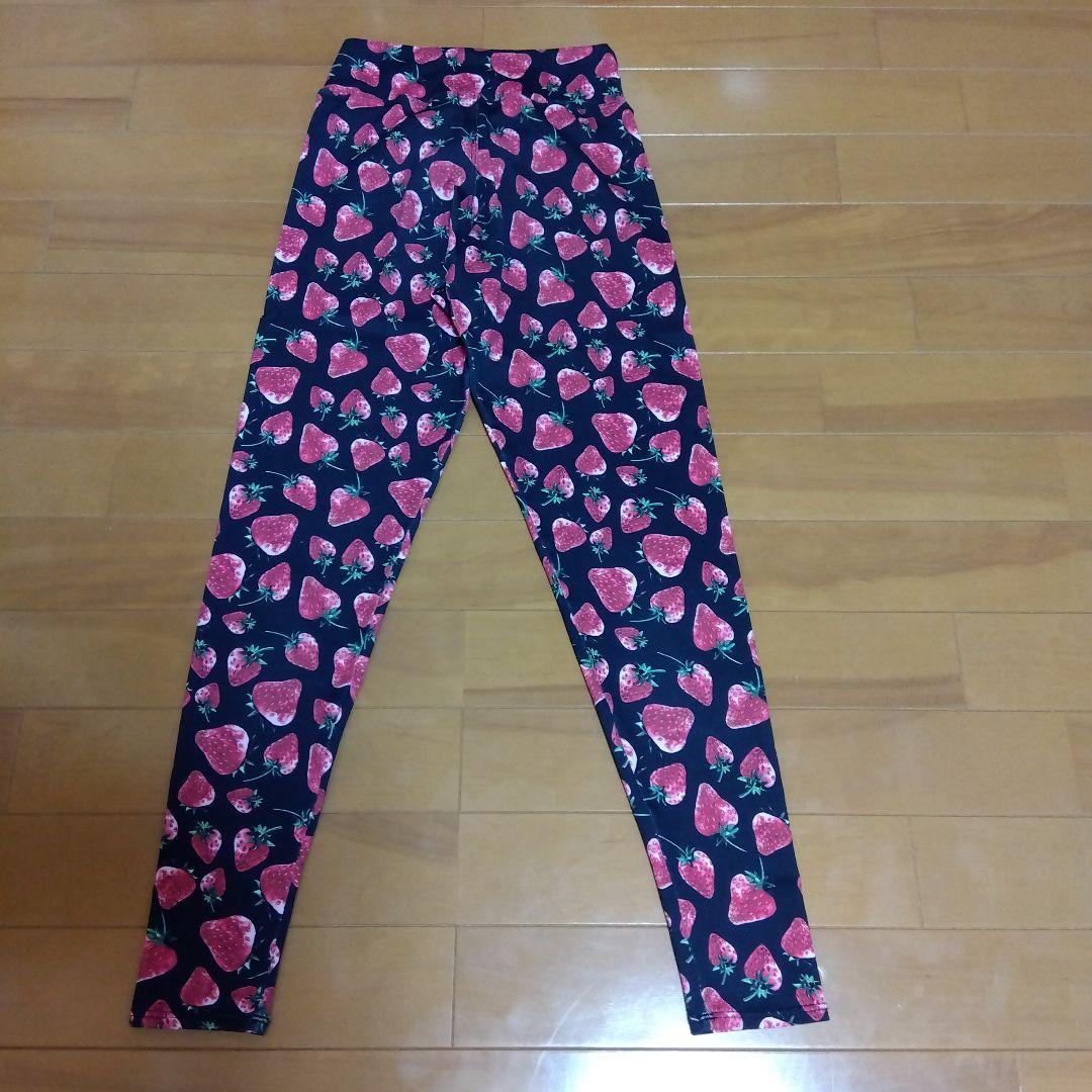 LindaWorks　リンダワークス　レギンス　イチゴ　Ｍ【完売品】