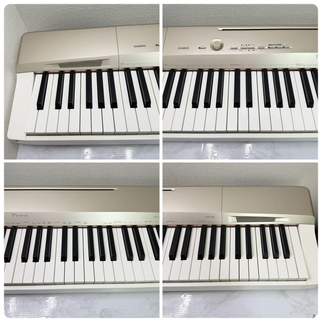 CASIO　Privia　PX-160GD　電子ピアノ　88鍵盤　動作品