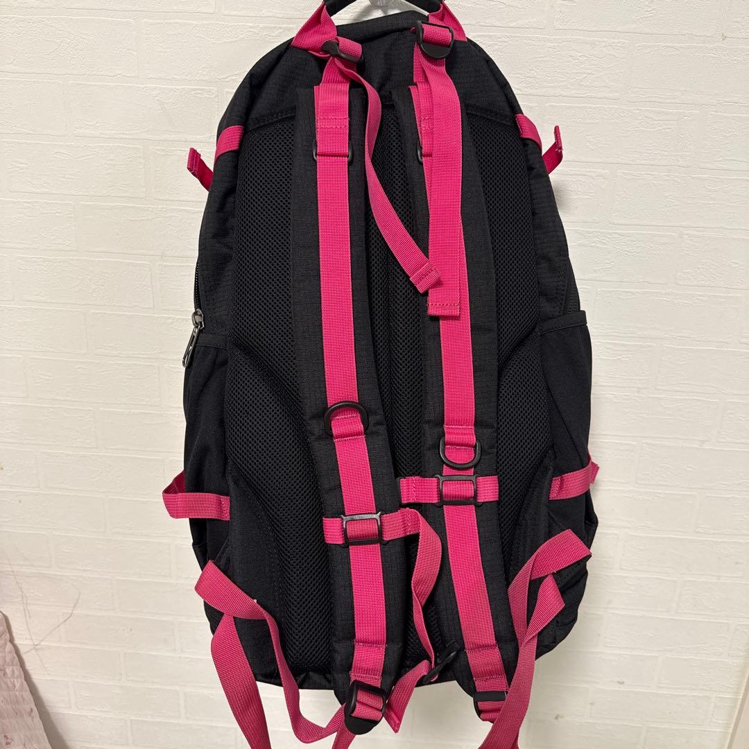 SPALDING バスケリュック　黒　ピンク