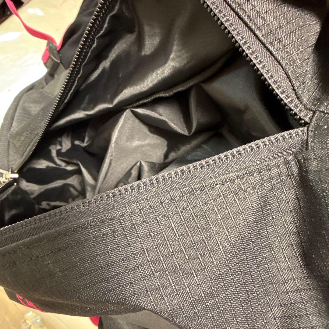 SPALDING バスケリュック　黒　ピンク