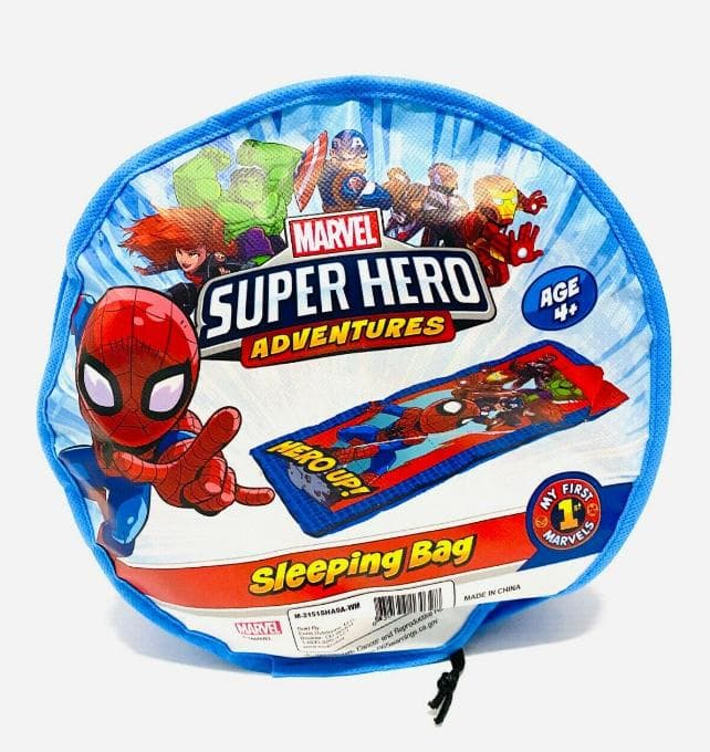 スーパーヒーロー スパイダーマン 子供用 寝袋 スリーピングバッグ USA購入