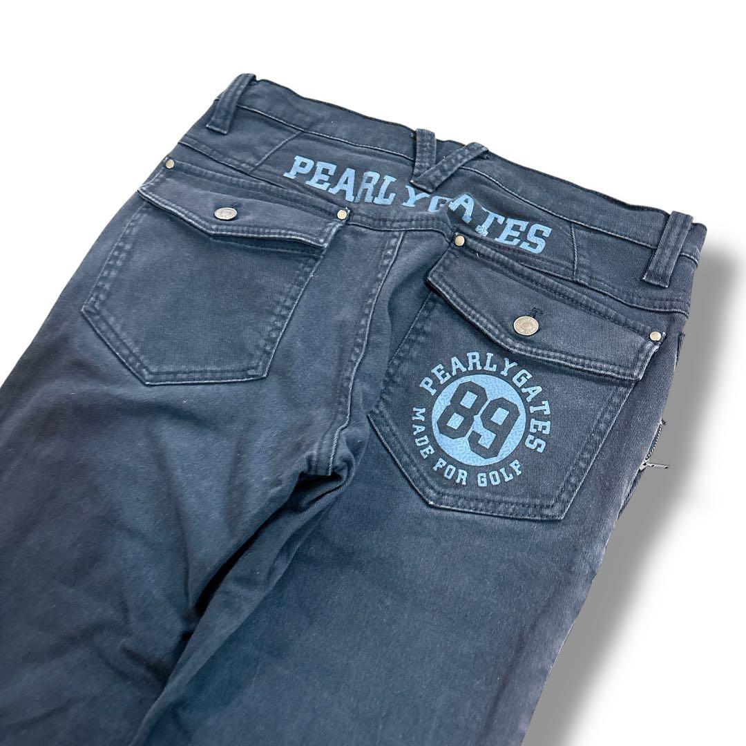 PEARLY GATES パーリーゲイツ ブラックパンツ ゴルフパンツ ブラック
