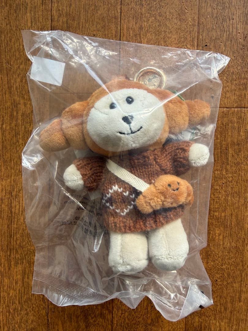 台湾スターバックス クロワッサン ベアリスタ　キーホルダー