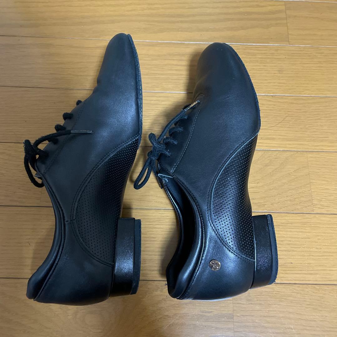 社交ダンスシューズ　メンズ　26.5cm 黒