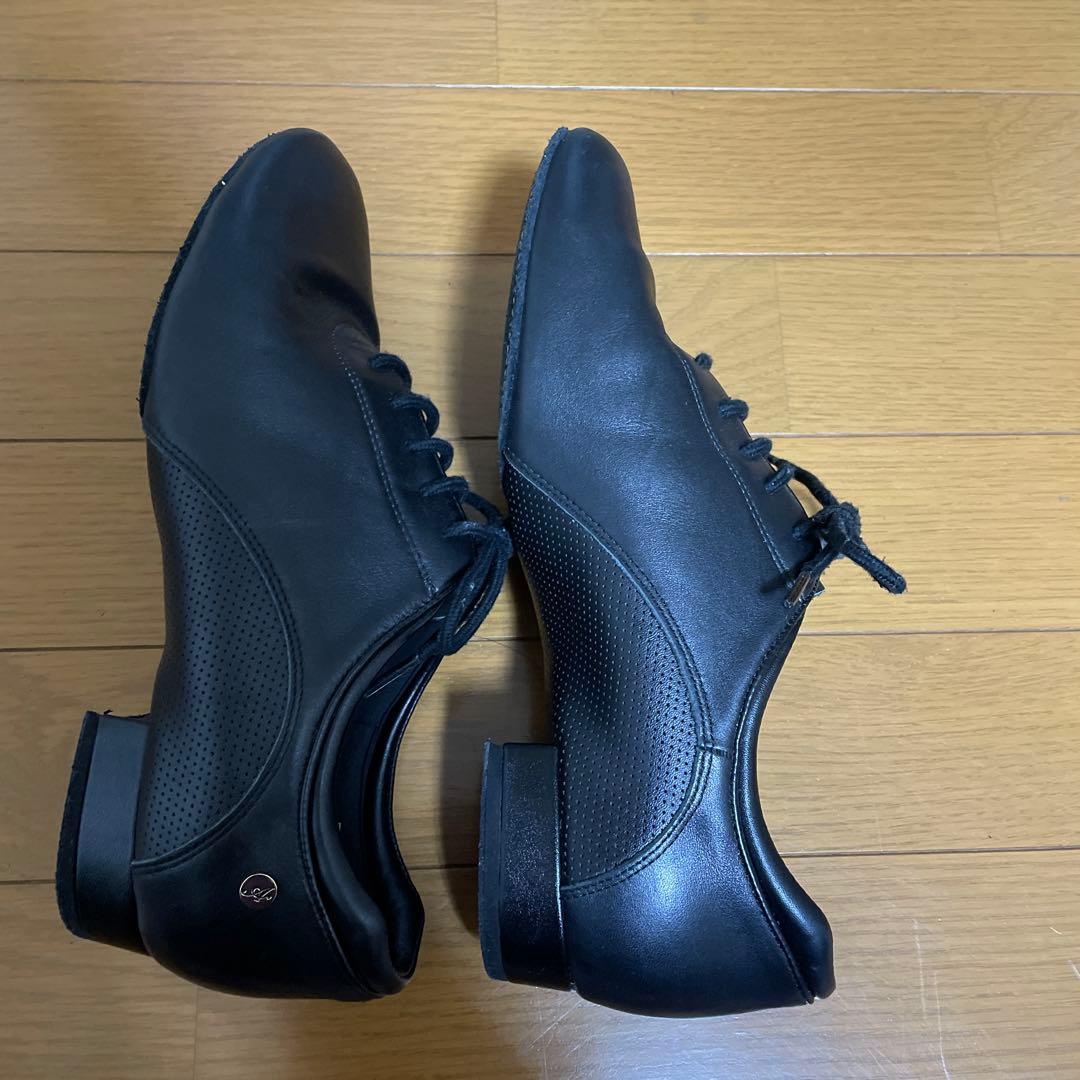 社交ダンスシューズ　メンズ　26.5cm 黒