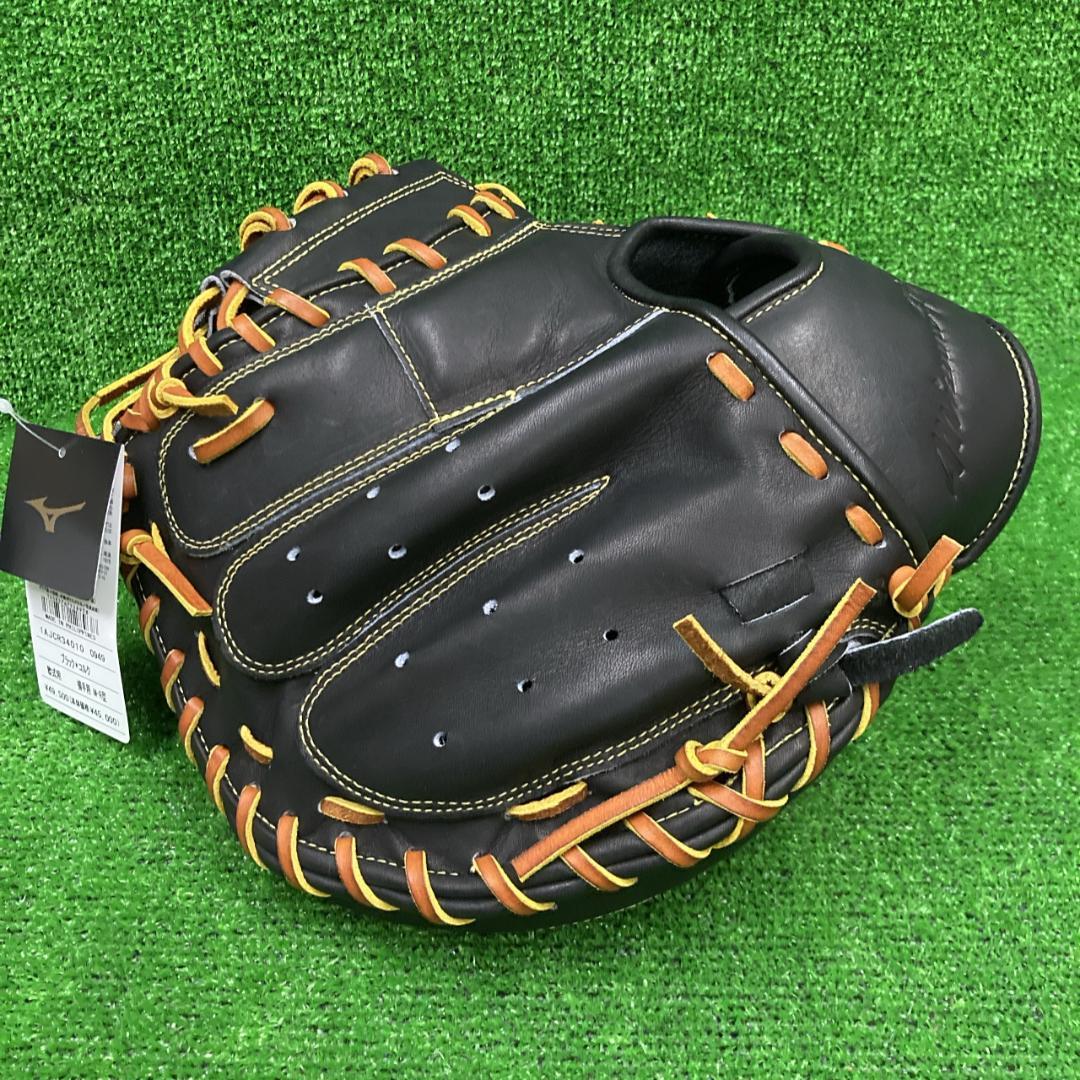 新品 ミズノプロ 軟式用キャッチャーミット ブラック 1AJCR34010