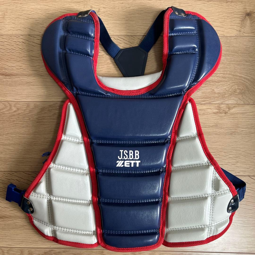 ZETT 少年軟式　キャッチャー防具セット　収納バック　ヘルメット付