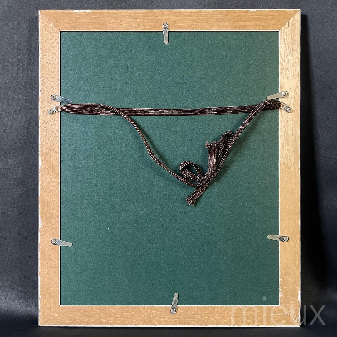 Serge Lassus セルジュラシス「花と馬」リトグラフ サイン 中古 美品