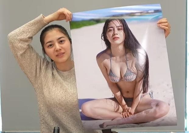 超貴重！清塚きり オンラインサイン会限定 B2ポスター 15冊券