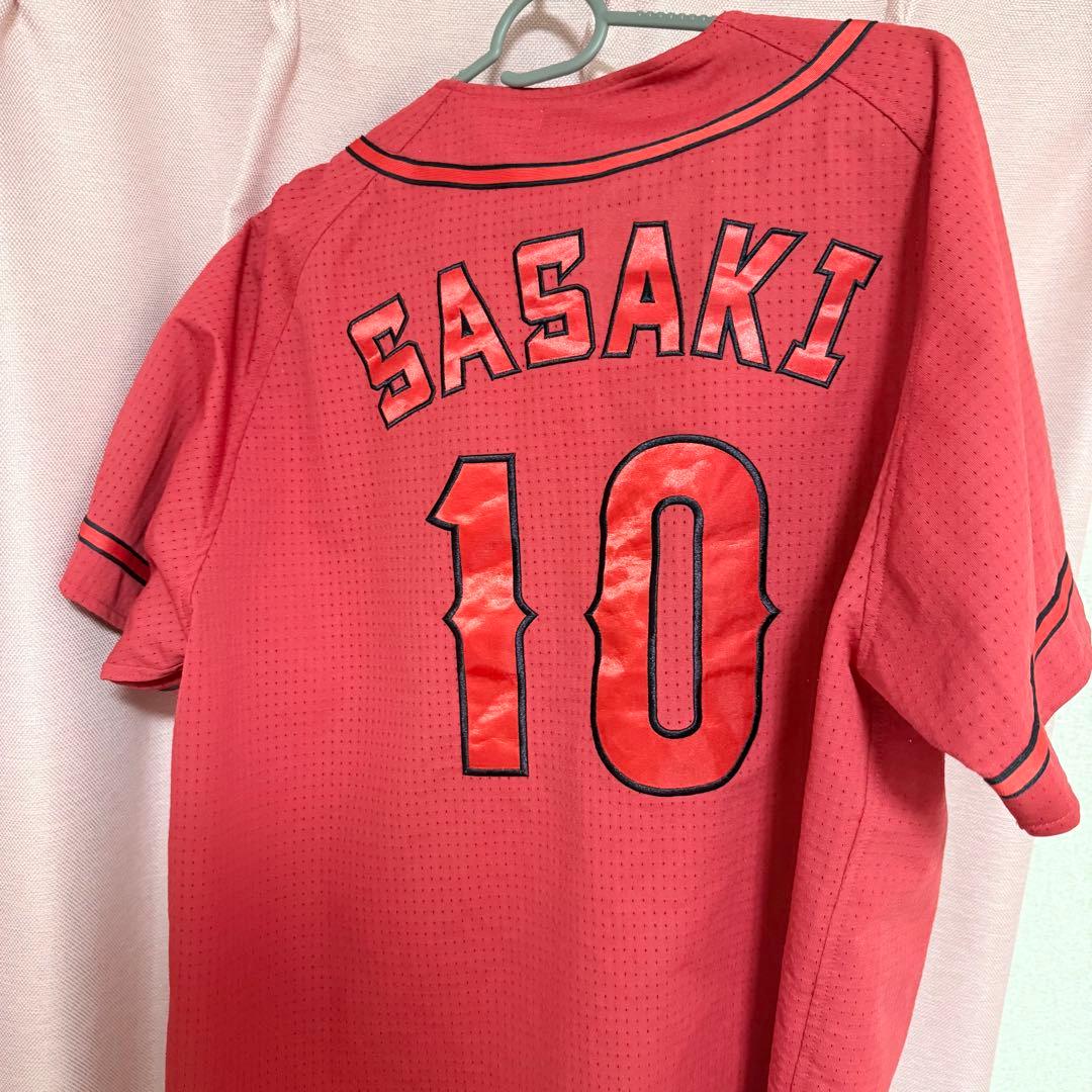広島東洋カープ 佐々木泰 ビジターユニフォーム Lサイズ