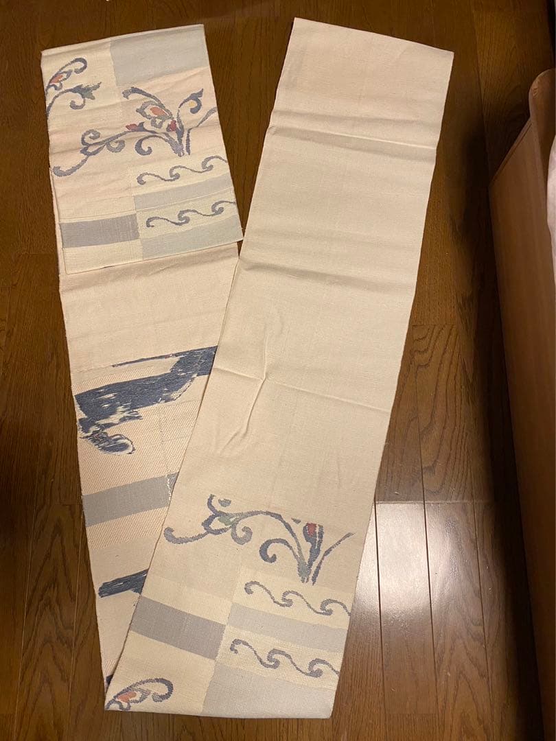 日本舞踊・和装帯・麻 絹・和風柄・昭和レトロ&アンティーク