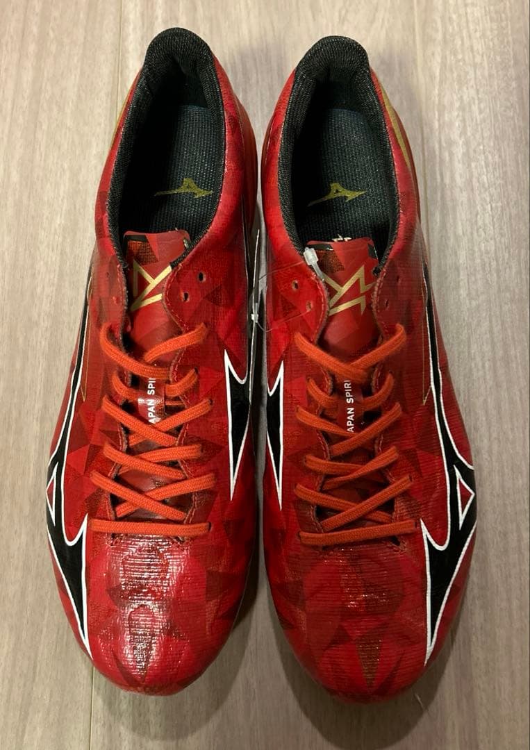 【新品未使用】MIZUNO α ⅡJAPAN アルファ ジャパン ミズノ 赤