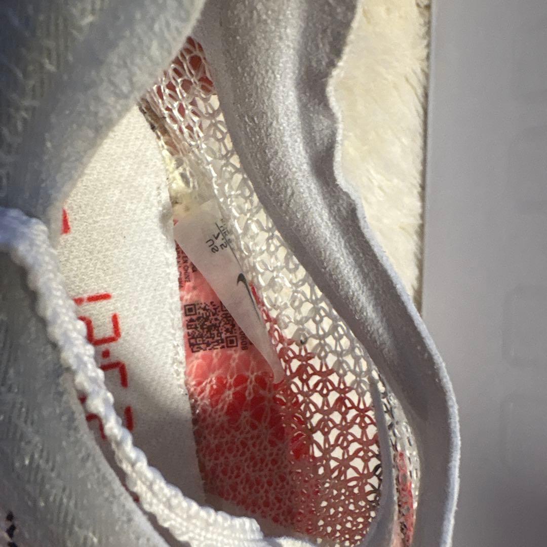 Nike スパイクシューズ ホワイト/レッド　25.5cm