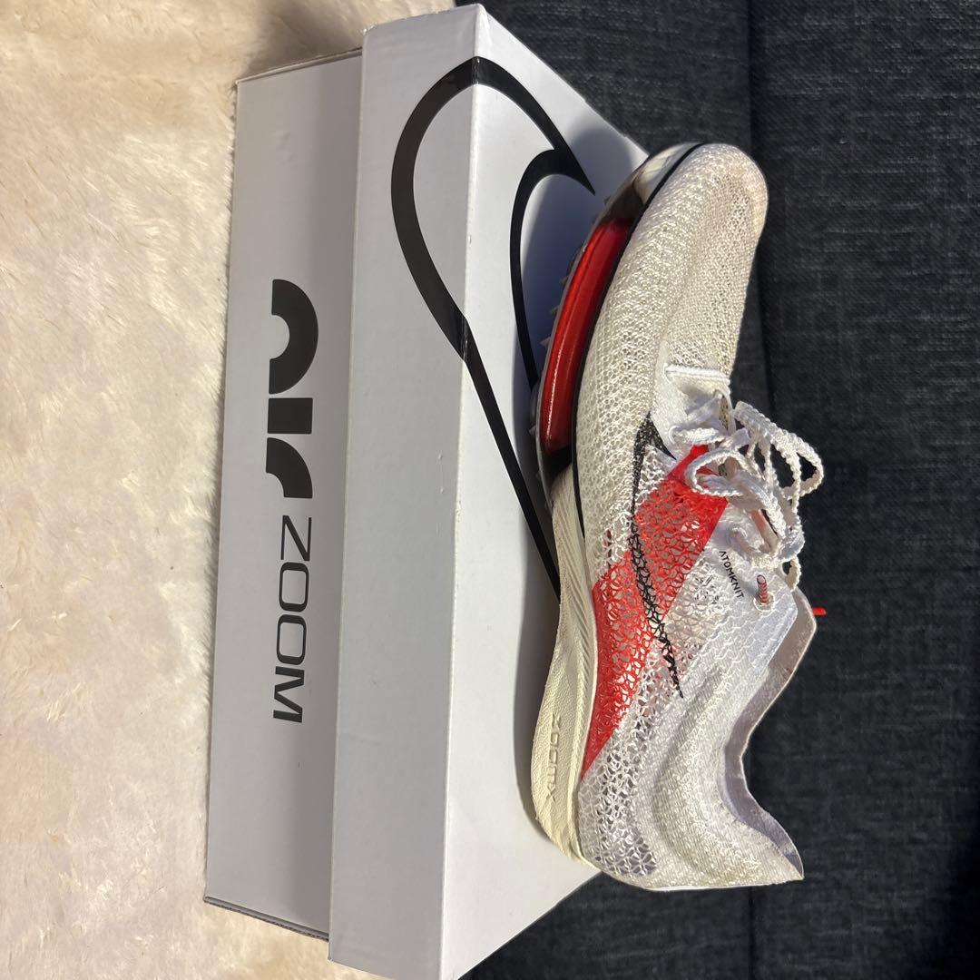 Nike スパイクシューズ ホワイト/レッド　25.5cm