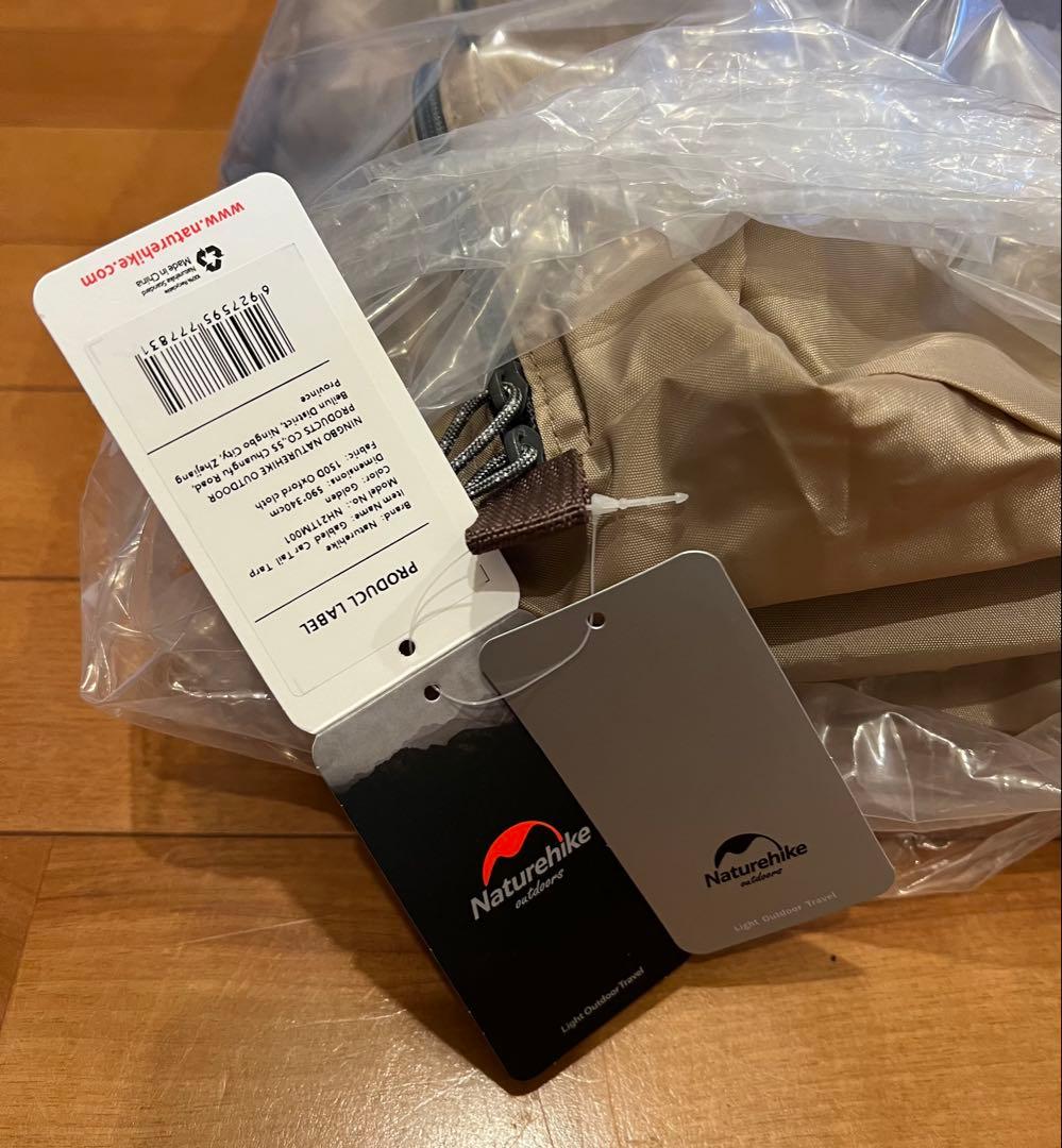 Naturehike カーサイドタープ 340x 590新品未使用ポールペグ付き