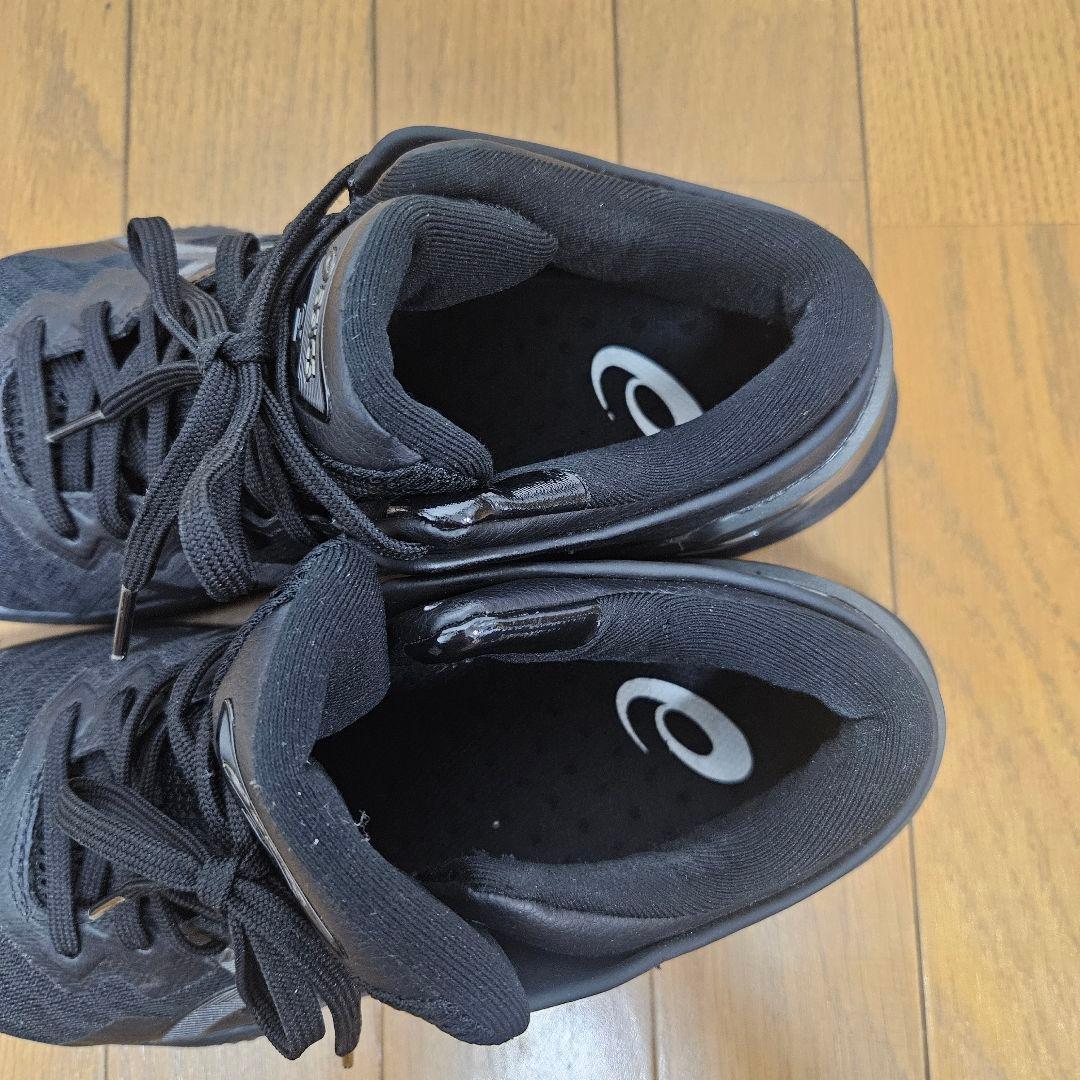 極美品☆ ASICS GELBURST 27 バスケットボールシューズ 黒