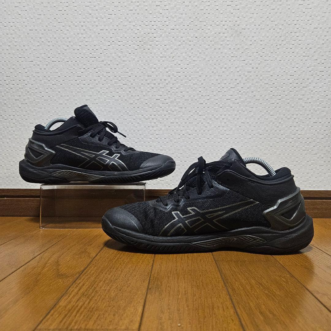 極美品☆ ASICS GELBURST 27 バスケットボールシューズ 黒
