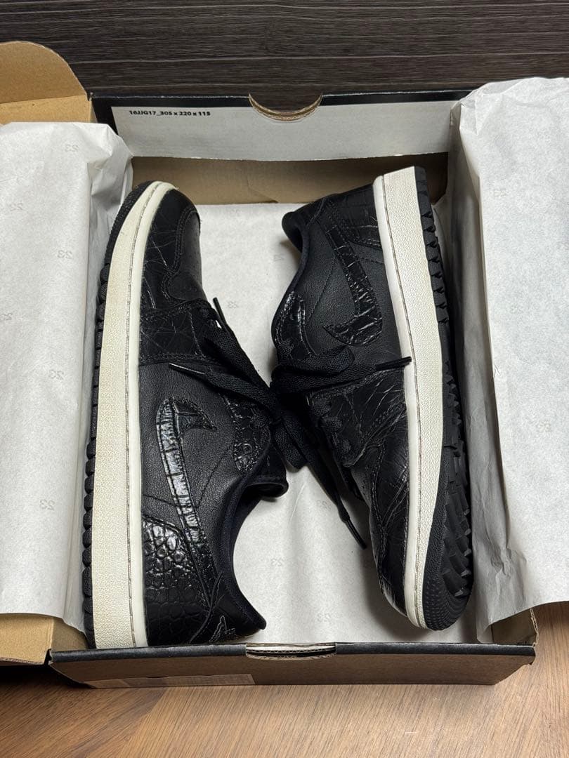 Nike AIR JORDAN 1 LOW GOLF クロコダイル　25.5cm